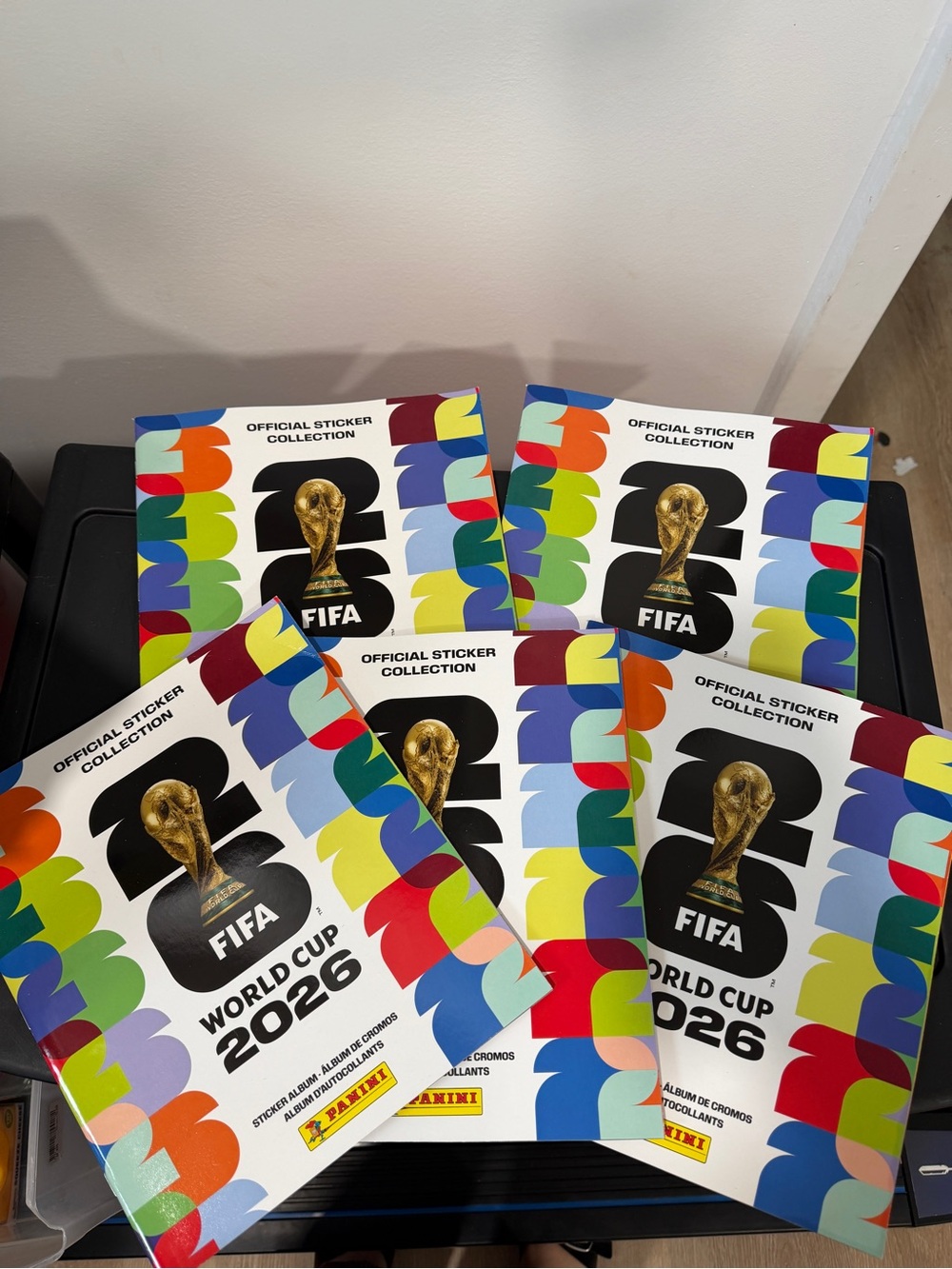Lot of 5 🔥 panini fifa World Cup 2026 official sticker collection empty Album